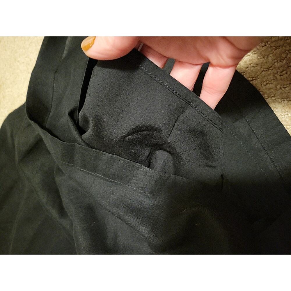 J. Marie Dress Embroidered Black Cream Extra Small Mexico XS - Picture 6 of 9